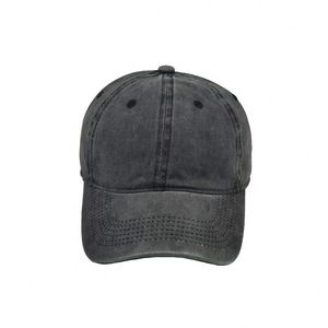 Casquettes de baseball en jean personnalisées avec logo, effet vieilli, brodées, style cowboy, 6 panneaux - Product Image 6