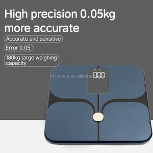 Para balanza electrónica BMI inteligente Digital Bluetooth 180kg Capacidad máxima 50g Precisión Función <span class=keywords><strong>de</strong></span> temperatura con control <span class=keywords><strong>de</strong></span> aplicación - Product Image 2
