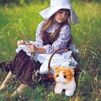 Jouet en peluche électronique interactif contrôle du son animé Robot électronique pour animaux de compagnie chat chaton jouets cadeaux pour garçons filles enfants anniversaire