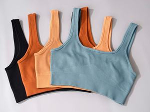 Бразильские эластичные бесшовные леггинсы для фитнеса и йоги, спортивный бюстгальтер, 2 предмета, Байкерская Одежда для фитнеса - Product Image 5