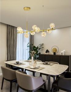 新款满天星长条吊灯豪华餐厅吊灯 - Product Image 4