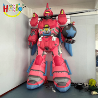 Maskot Robot Tiup Raksasa Karakter Mecha Sci-Fi Dekorasi Taman Hiburan Acara Luar Ruangan