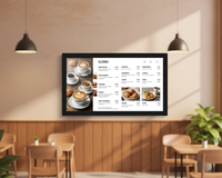 Layar Digital Signage Iklan All-in-One 15,6 Inci Model Meja, Kecerahan Tinggi, Layar Sentuh, Dilengkapi CMS