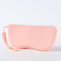 Étui à lunettes en silicone avec logo personnalisé pochette pour lunettes de soleil portable sac de rangement pour lunettes porte-lunettes de soleil mince protecteur pour hommes femmes