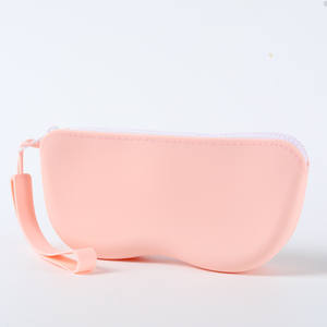 カスタムロゴ シリコン製 メガネケース ポータブル サングラスポーチ アイウェア収納バッグ 保護スリムサングラスホルダー 男女兼用 - Product Image 6