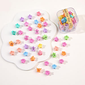 Boîte de 40 pinces à cheveux <span class=keywords><strong>en</strong></span> résine de couleur bonbon, pinces à cheveux tressées pour les franges des enfants, vente <span class=keywords><strong>en</strong></span> gros - Product Image 4