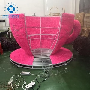 Decoración <span class=keywords><strong>de</strong></span> Luz LED <span class=keywords><strong>Gigante</strong></span> en Forma <span class=keywords><strong>de</strong></span> <span class=keywords><strong>Taza</strong></span> <span class=keywords><strong>de</strong></span> Té, Color Blanco Cálido, Iluminación <span class=keywords><strong>de</strong></span> Paisaje para Eventos Comerciales en Interiores y Exteriores para el Día <span class=keywords><strong>de</strong></span> Año Nuevo - Product Image 6