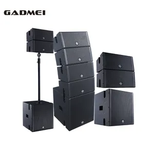 Waterdichte Dubbele 5 Inch Coaxiale Luidsprekers Subwoofer 12Inch Line Array Professionele Audio Pa Systeem Outdoor Concert Geluidssysteem