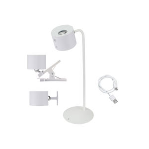 LAMPE RECHARGEABLE DOUBLE FACE 3-EN-1 LUMINI', BLANCHE - Product Image 1