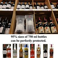 Pack Bouteille De Vin Voyage Protecteur Sacs Gonflable Colonne D'air Coussin Bouteille Emballage Manches avec Pompe pour Expédition De Vin