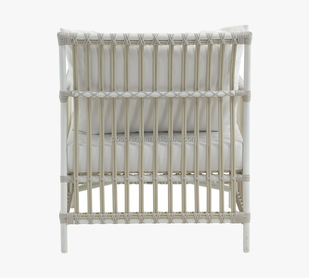 Hot Selling High Quality Metal Stacking Outdoor Garden Rattan Dining French Rattan Wicker Aluminium Outdoor chairs