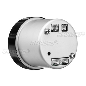 ELUTO - Medidor de Presión de Turbo para Automóvil con Pantalla LED Dual de 2 Pulgadas y 52 mm, 10 Colores, Indicador de Temperatura de Agua y Aceite, Tacómetro, Voltímetro, EGT, con Soporte - Product Image 3
