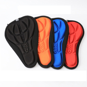 Housse de <span class=keywords><strong>selle</strong></span> de vélo BUCKLOS 3D Gel rembourrée colorée pour coussin de siège de vélo Mountain <span class=keywords><strong>Fixie</strong></span> - Product Image 1
