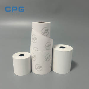 Double-Sided Thermal <b>Paper</b> <b>Roll</b> 80x80mm Cash Register <b>Paper</b> for Restaurant Cafe Bar POS System - Product Image 1