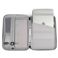 Sac à bandoulière pour ordinateur portable EVA Business Elite avec sangle transversale, étui de protection anti-vibration de 15,6 pouces pour ordinateur portable et tablette