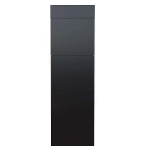 <span class=keywords><strong>Boîte</strong></span> <span class=keywords><strong>aux</strong></span> <span class=keywords><strong>lettres</strong></span> extérieure en métal JH-Mech, sur pied, grande profondeur de rangement, coutures cachées, acier, matériau métallique antirouille - Product Image 2