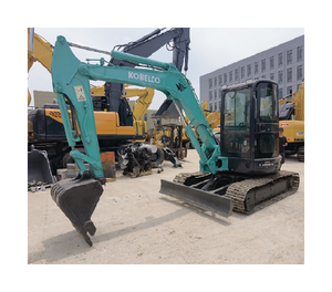 Kobelco รถขุดดินขนาดเล็ก5Ton ขุดฟาร์มมือสอง Sk55มือสอง SK55sr รถขุดตีนตะขาบ - Product Image 1