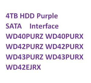 Disco Duro Interno WD40PURZ de 4 TB SATA, Color Morado, 5400 RPM, Puerto-WD42PURZ WD43PURZ WD40PURX WD40EFRX WD42EJRX HDD - Product Image 2
