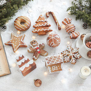 Décorations d'ambiance de Noël : Flocons de neige adhésifs, pentagrammes et décorations suspendues en mousse pour sapin de Noël - Product Image 3