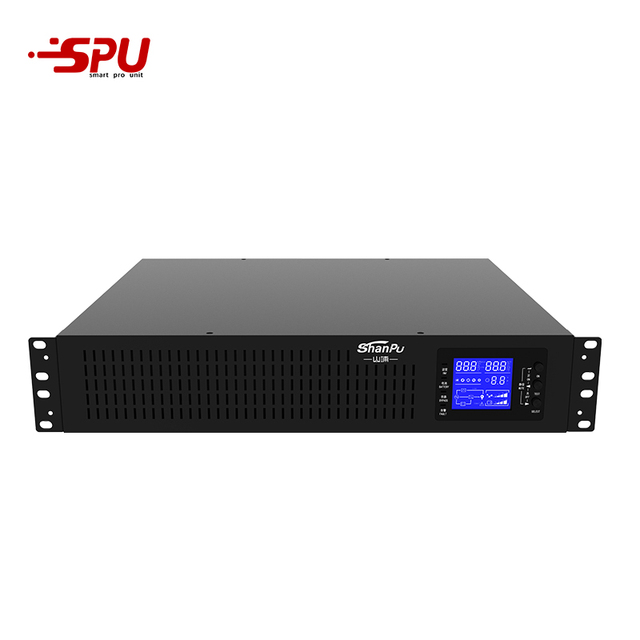 Lithium Battery Rack Mounted UPS 1000va 2000va 3000va Single-phase Online 110V/220V Backup UPS Power Supply with LiFePO4 Battery