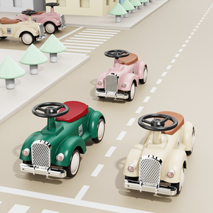 Vélo d'équilibre pour bébé à quatre roues, jouet intemporel pour enfants de 1 à 3 ans, voiture jouet durable, cadeau trotteur pour bébé - Grande Vente - Product Image 5