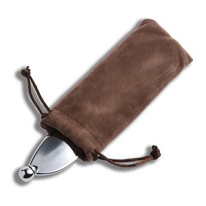 Llavero de Metal Plateado con Logotipo Personalizado, Gua Sha 3D para la Cara - Product Image 6