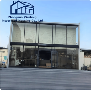 บ้านสำเร็จรูปกระจกคุณภาพสูง ZN วิลล่าเหล็กสมัยใหม่ <span class=keywords><strong>ผนัง</strong></span>กระจกใส สำหรับใช้เป็นอพาร์ทเมนต์ สำนักงาน ห้องนั่งเล่น - Product Image 5