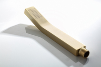 Pommeau de douche pluie or brossé moderne et élégant avec Installation cachée robinet thermothermique pour votre salle de bain
