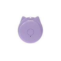 Traceur GPS Bluetooth étanche IPX5 en forme de chat mignon pour animaux de compagnie, mini balise intelligente anti-perte pour chats et chiens, portable avec application, vente en gros