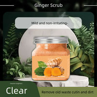 Vente en gros de marque privée personnalisée exfoliant visage au curcuma soins du corps gommage corporel soins de la peau visage gommage exfoliant blanchissant