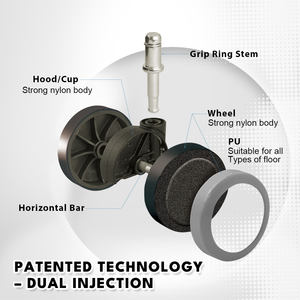 Ruedas ergonómicas para sillas de oficina - Product Image 4