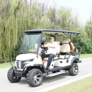 Comfortable And Convenient Street Legal 6 People Electric Golf Cart With Utility Box Ev Motor Golf Cart