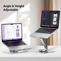 Support pour ordinateur portable UGREEN pour bureau, base rotative à 360 degrés réglable, compatible avec le support MacBook Pro Air