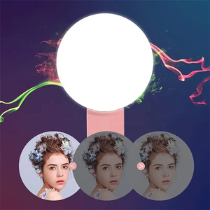 <span class=keywords><strong>Mini</strong></span> anneau lumineux LED portable à clipser pour téléphone portable, idéal pour le maquillage et les selfies - Product Image 4