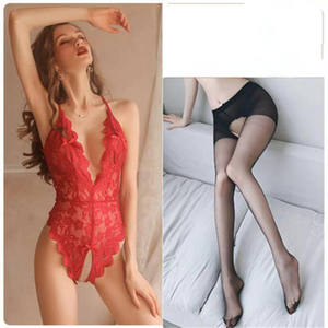 Pakaian Dalam Erotis Daya Tarik Seks Wanita Dewasa Pakaian Dalam Renda Menggoda Satu Set Lengkap Plus-size Penuh Gairah - Product Image 6