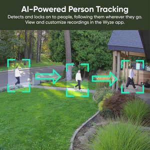Solar Cam Pan 4 Pack Flagship Model Security <b>Cameras</b> <b>Wireless</b> <b>Outdoor</b> 2K 360 Pan-Tilt Battery Powered 2.4GHz Wi-Fi Home WYZESCPW - Product Image 5