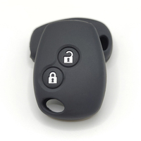 Ventes en gros de housses de clés de voiture en silicone noir pour les modèles Renault Clio3 Twingo