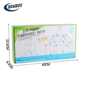 Offre spéciale, 68 pièces, <span class=keywords><strong>château</strong></span>, tente <span class=keywords><strong>de</strong></span> jeu, tunnel, tige, jouet, tour <span class=keywords><strong>de</strong></span> tente, <span class=keywords><strong>Construction</strong></span> intérieure et extérieure, Kit <span class=keywords><strong>de</strong></span> <span class=keywords><strong>Construction</strong></span> <span class=keywords><strong>de</strong></span> <span class=keywords><strong>Fort</strong></span> pour enfants - Product Image 5