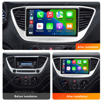 Système audio de voiture à écran tactile Navifly Built in Car-play Auto Android Car Stereo X1 X2 pour Hyundai Verna Support BT DSP GPS WIFI