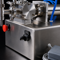 Machine de remplissage de liquides visqueux sur mesure avec agitateur et chauffage, certifiée CE, en acier inoxydable, à piston, pour crème, miel, sauce