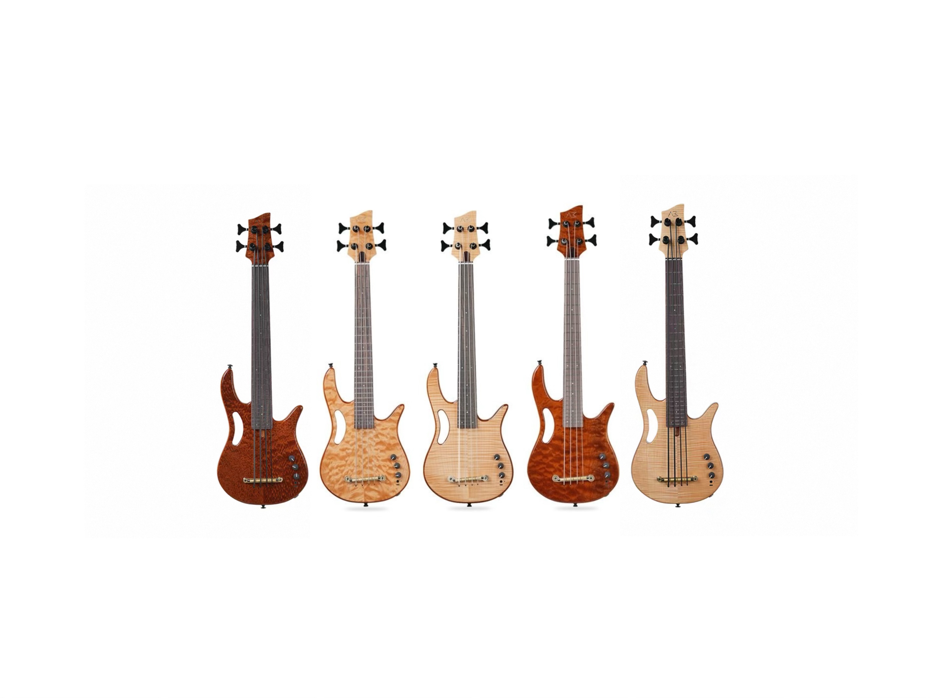 Akama Mini Bass Guitar - Silent, Portable, and Perfect for Beginners