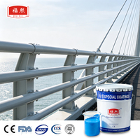 Revêtement supérieur universel en polyuréthane acrylique résistant aux intempéries protège les garde-corps de circulation de la pluie, de la poussière et de l'érosion salin.