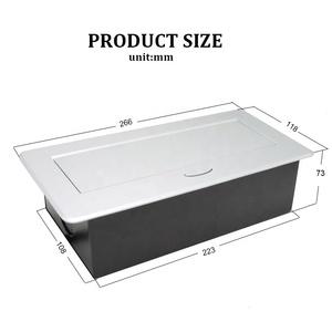 Bật lên ổ cắm có thể thu vào ẩn lõm điện melloni bật lên ổ cắm cho nhà bếp EU ổ cắm Bảng Máy tính để bàn nhà bếp ổ cắm - Product Image 2