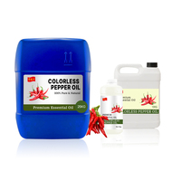 Vente en gros d'usine : Huile d'extrait de capsicum incolore naturel pur pour additifs alimentaires et mélanges d'épices
