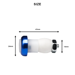 RIDERACE 2Pcs Vélo Guidon Lumière Poignée <span class=keywords><strong>Grip</strong></span> <span class=keywords><strong>End</strong></span> <span class=keywords><strong>Plug</strong></span> LED Clignotant Alliage Vélo Indicateur Lampe Avertissement De Sécurité Lampes - Product Image 6