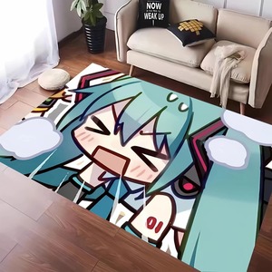 Tapis de sol Tatami H-Hatsune M-Miku pour balcon, chevet, aire de jeux, antidérapant, lavable, décoration de maison <span class=keywords><strong>Otaku</strong></span>, tapis de loisirs - Product Image 2