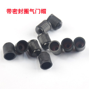 Plastic Valve <b>Cap</b> With Sealing Ring Screw On Type For Car And Bicycle Tire American Valve <b>Stem</b> Dust Cover - Product Image 5