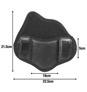 Dual <span class=keywords><strong>Clip</strong></span> Zacht Lederen Pannenkoekenholster Jachtaccessoire - Product Image 5