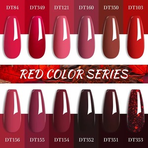 Wine <b>Red</b> French Gel Polish Long Lasting UV Nail Varnish for DIY Manicure Salon Nail Art Design Supplies - Product Image 5