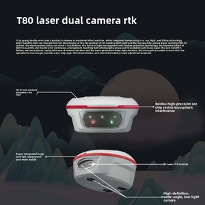 Equipo de Topografía y Mapeo T80 Láser con Doble Cámara RTK Galileo de Alta Precisión con Posicionamiento a Nivel Centimétrico - Product Image 3
